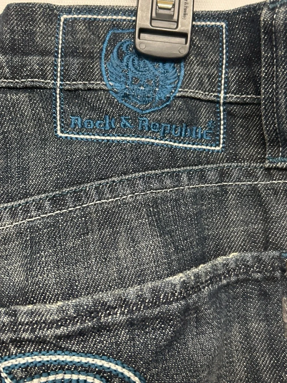 Rock & Republic Men's Dark Indigo Straight-Leg Jeans